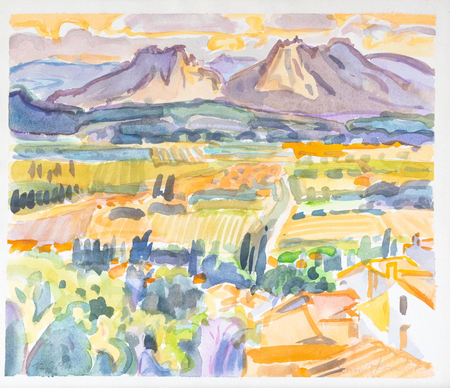 Knud Jacobsen "Alpilles en Provence"