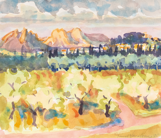 Knud Jacobsen  "Les Alpilles"