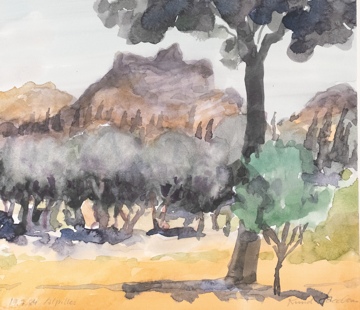 Knud Jacobsen "Les Alpilles"