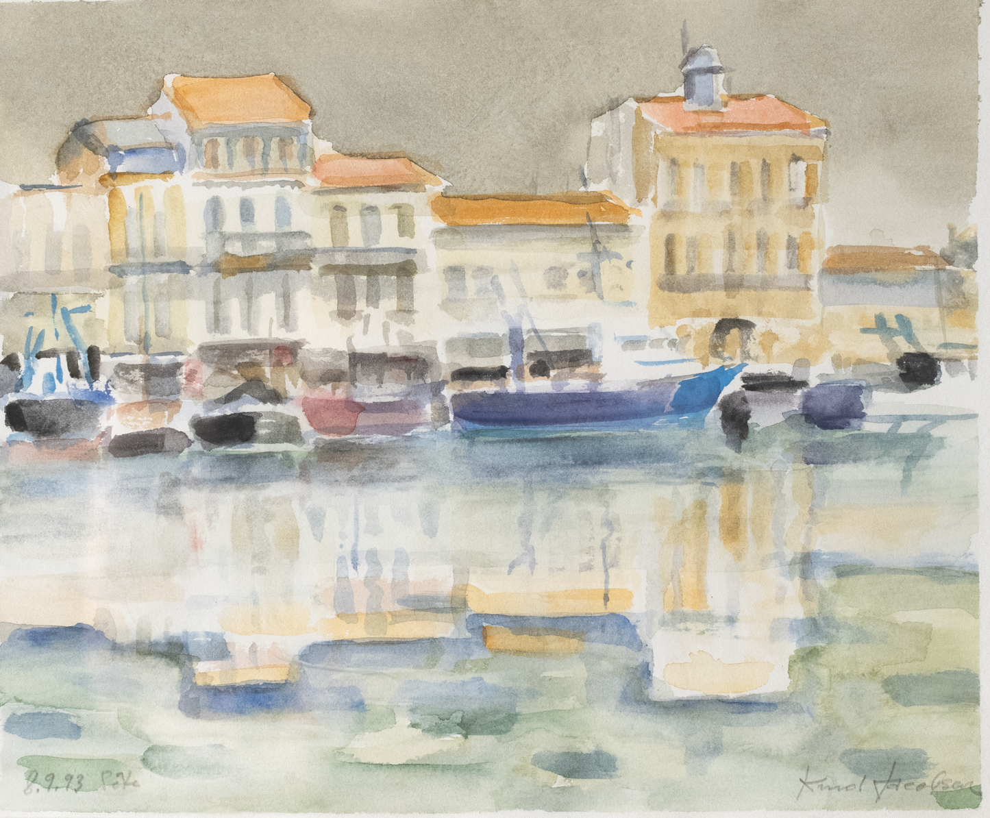 Knud Jacobsen  "Sète Hafen"