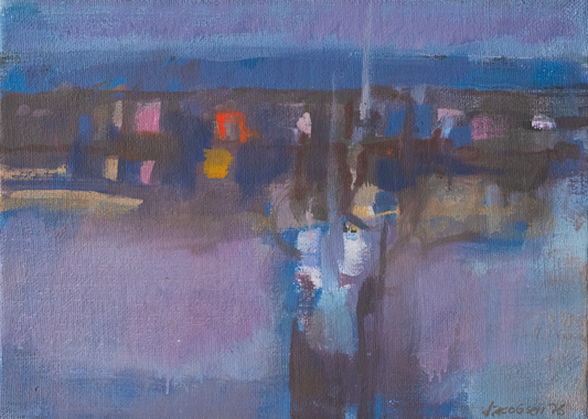 Knud Jacobsen  "Blaue Nacht"