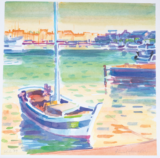 Knud Jacobsen  "Fischerboot"