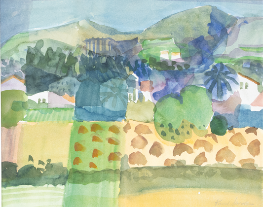 Knud Jacobsen  "Ixassany, Pays Basque"