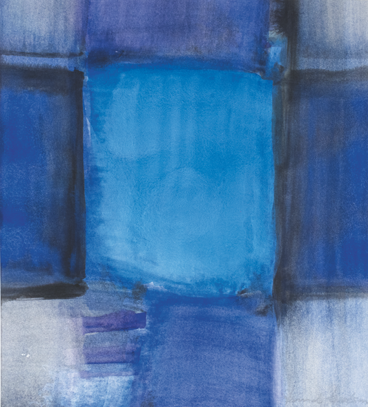 Knud Jacobsen  "Blaue Flächen"