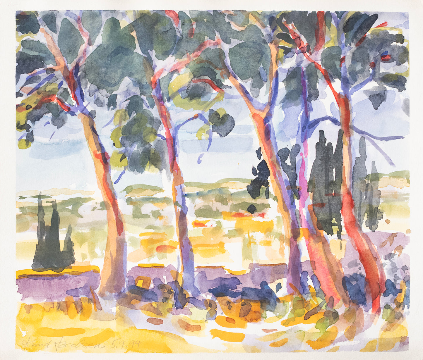 Knud Jacobsen  "Baumgruppe"