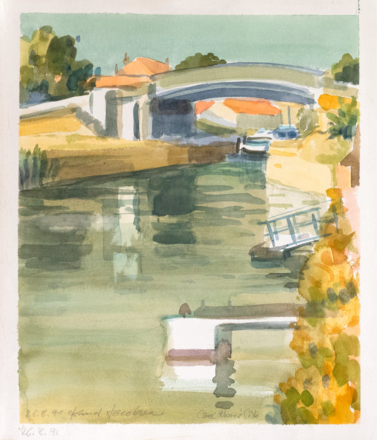 Knud Jacobsen  "Canal Rhône à Sète"