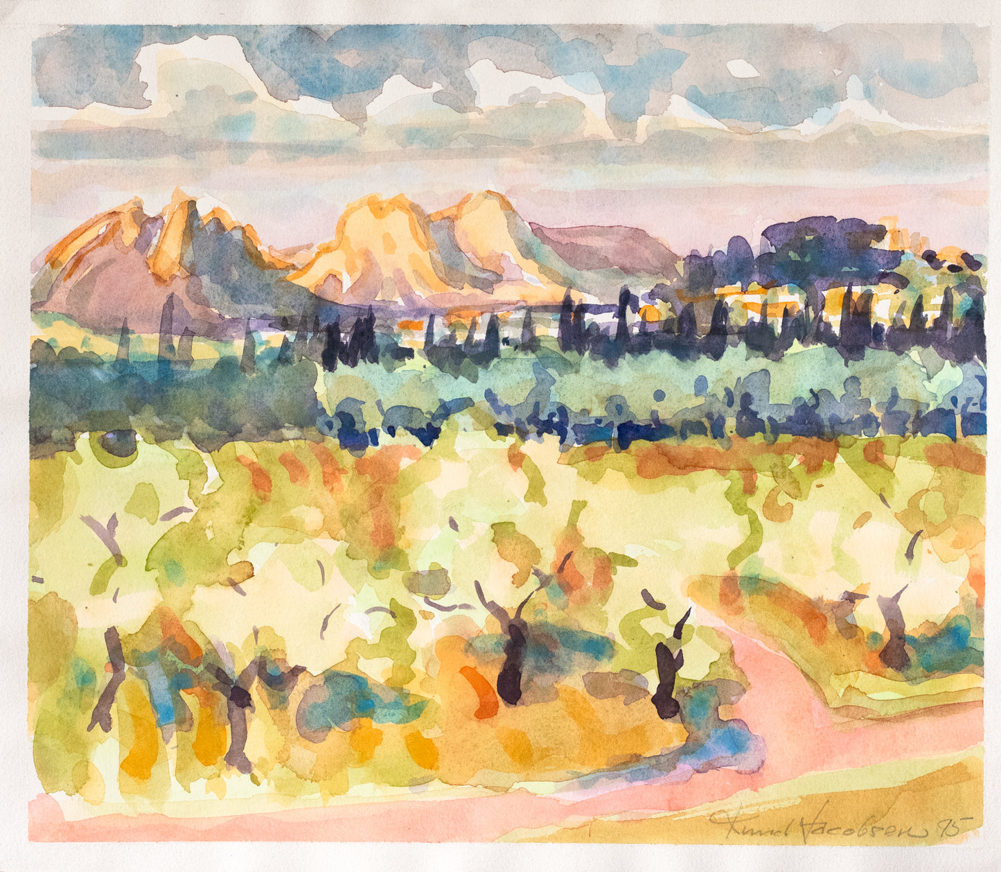 Knud Jacobsen  "Alpilles en Provence"