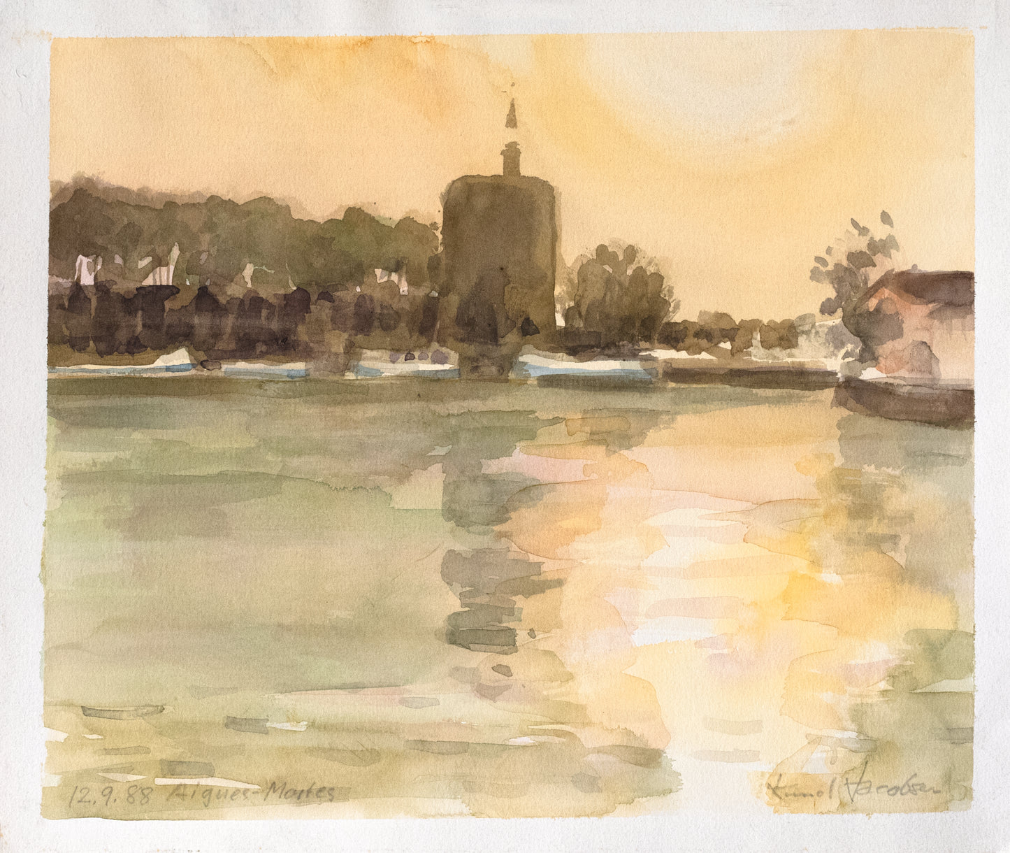 Knud Jacobsen  "Aigues-Mortes"