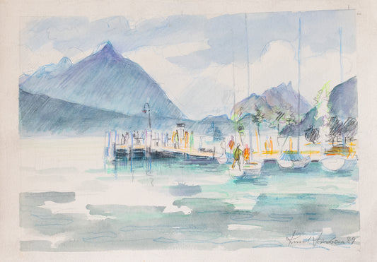 Knud Jacobsen  "Neuhaus Thunersee"