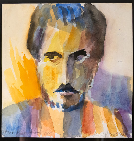 Knud Jacobsen  "Der Kunstkritiker"