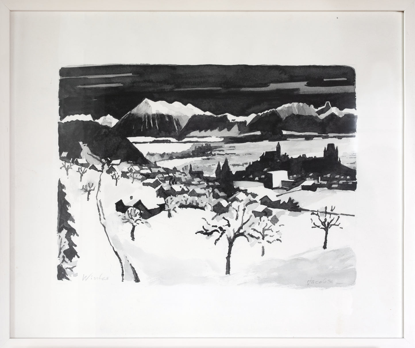 Knud Jacobsen  «Thun im Winter»