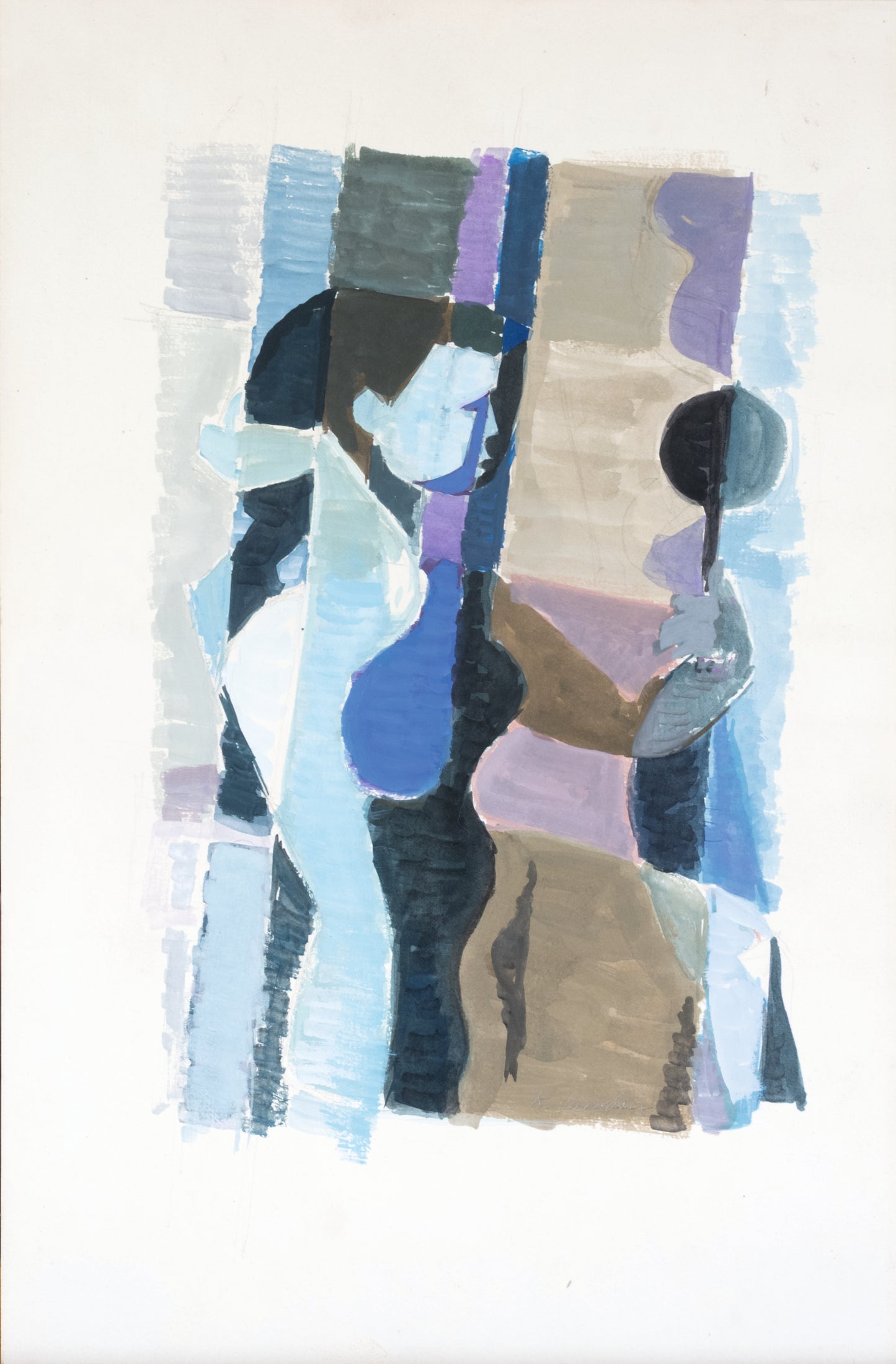 Knud Jacobsen  «Frau mit Spiegel»